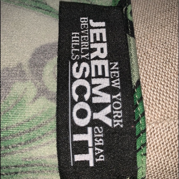 **RARE** JEREMY SCOTT Dolla Dolla Bill Shirt - Picture 4 of 4